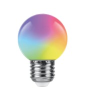 Матовая лампа светодиодная G45, RGB
