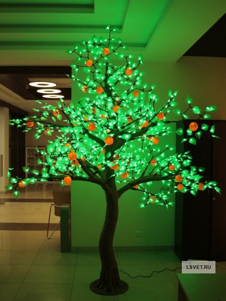 Световое дерево "Апельсин" 3 м