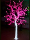 Световое дерево ""CRYSTAL" 2,5м 1110 диодов, акриловый световой ствол. Розовое