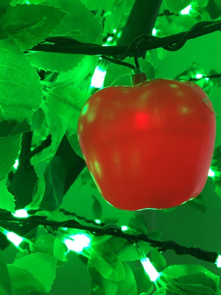Яблоня на натуральном стволе 2,5м 1280 светодиодов