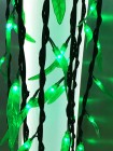 Ива на натуральном стволе 2,5м 1728 лепестков. Зеленая