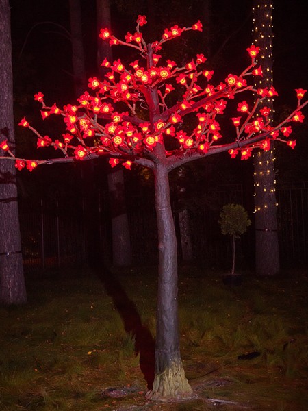 Световое дерево "Капок" 3,2 м 906 светодиодов, на натуральном стволе