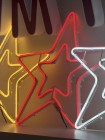 Светодиодная фигура "Звезда" 56х54 см. Двусторонняя из гибкого неона