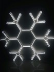 Светодиодная фигура "Снежинка" двусторонняя из гибкого неона 