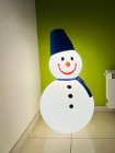Объемный светодиодный снеговик с подсветкой RGB