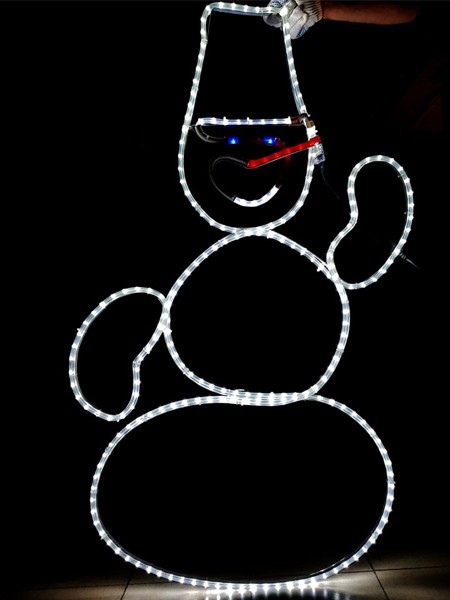 Светодиодная фигура "Снеговик" 140х100см