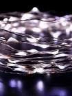 Уличная светодиодная гирлянда Стринг Лайт-Роса белая, 10м