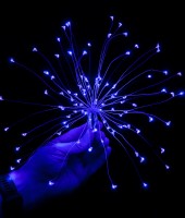 Интерьерная (возможно и на улице) LED гирлянда Одуванчик синяя, 5м