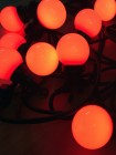 Светодиодная программируемая гирлянда RGB - белт-лайт с лампами 50мм с пультом ДУ 20м