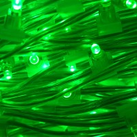 Светодиодный клип-лайт для светового украшения деревьев. Зеленый