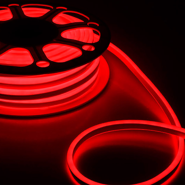 Гибкий неон "Neon Flex" 8,5х18мм, 2-сторонний, красный