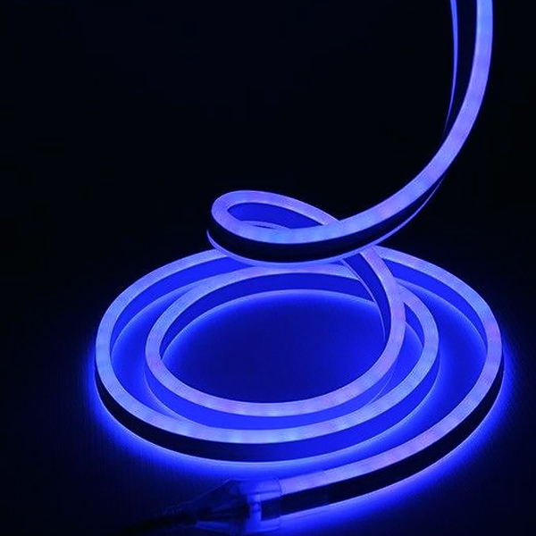 Гибкий неон "Neon Flex" 8,5х18мм, 2-сторонний, синий