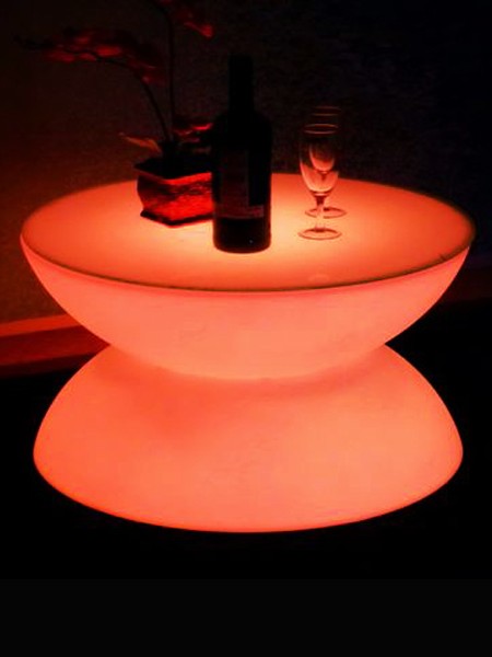 Наземный светодиодный стол фуршетный, D660*440мм, RGB
