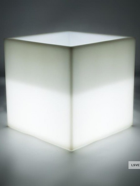 Световое кашпо-куб, 390х260х400мм. RGB, беспроводное