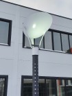 Фонарь LS Стрит-25, h=3,6м с подсветкой опоры - белая. Полный комплект.