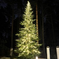 LEd гирлянды для новогоднего оформления елей