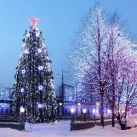 Новогоднее оформление городской елки
