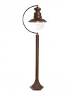 Светильник садово-парковый, 60W 230V IP44 коричневый, PL576