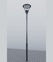 Парковый фонарь LS Стрит-18 с отраженным светом, h=4м. Полный комплект.